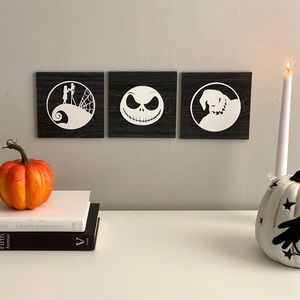 Nightmare Before Christmas 3 Set Signs